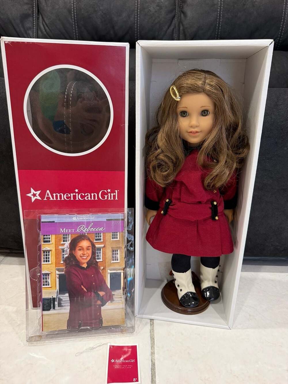 American Girl Meet Rebecca Doll with Outfit, Book, and Box